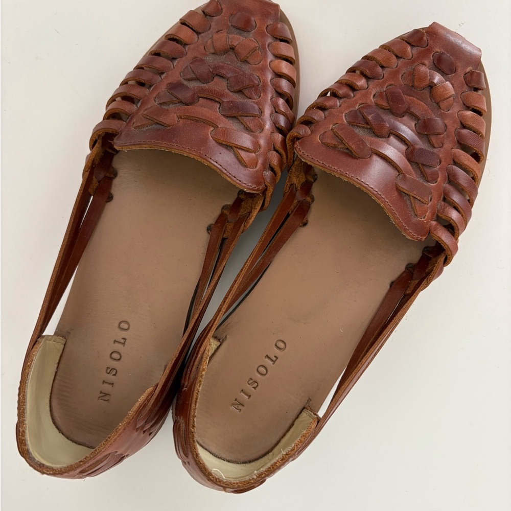 Nisolo Women's Tan Leather Loafers